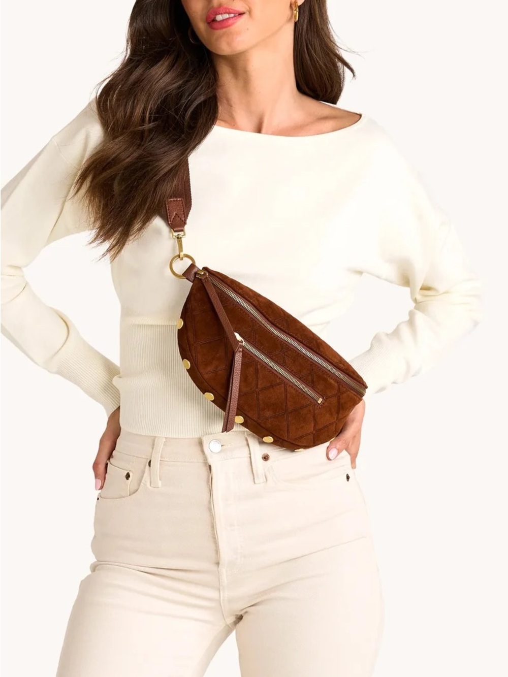 Hammitt Charles Crossbody Medium in Chocolate